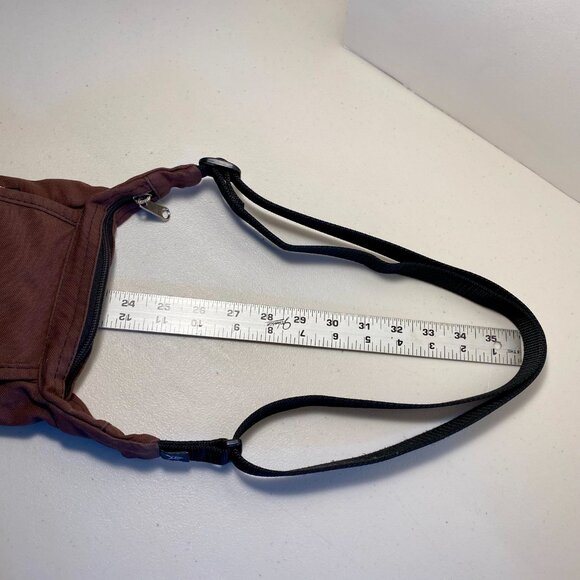Overland Equipment Bag Crossbody Waist Pouch Brown Canvas Small Travel MadeInCA - Picture 14 of 14